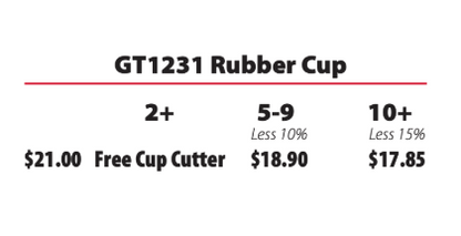 G Tee Rubber Cup